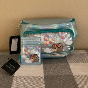 Loungefly Disney Pixar Up Adventure Holographic Fanny Pack Set